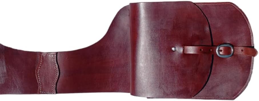 Premium Western Leather Saddle Bag for Horse Carrier Equestrian Western Horse Saddle Bag Size- Medium. Model-N0-1