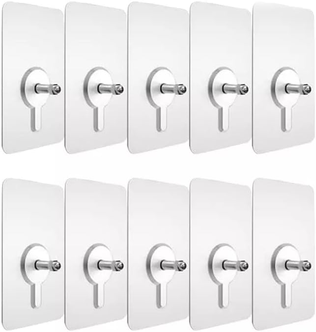 LONAXA Stainless Steel Adhesive Nails Wall Poster NonTrace Stick Wall