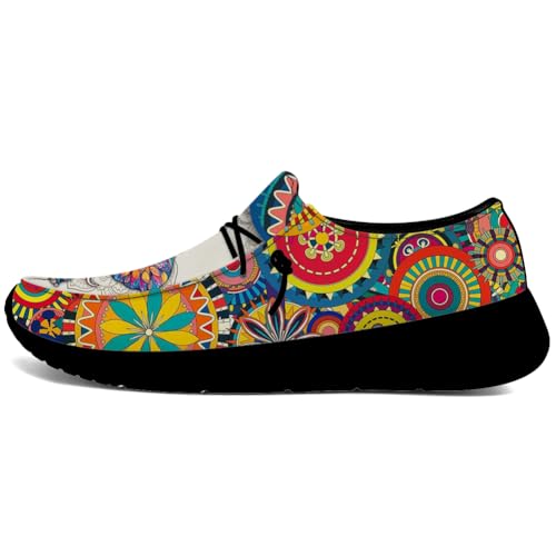 Mandala Loafers for Men Women Slip-on Shoes Funny Animal Gifts for Her Him2