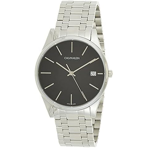 Calvin Klein Herren Analog Quarz Smart Watch Armbanduhr mit Edelstahl Armband K4N21141 thumbnail