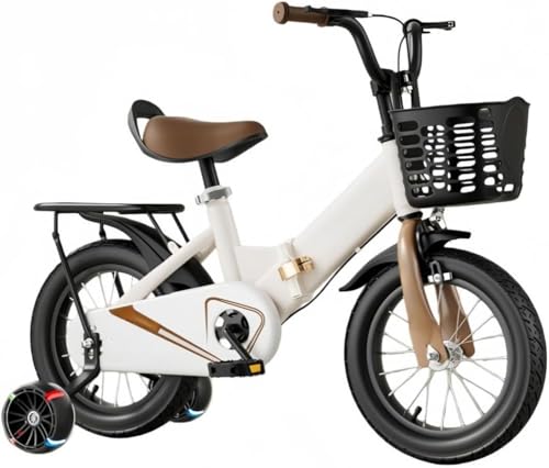 Danussi�q���p���]�� �܂肽���� �W���j�A �⏕�֕t�� 12/14/16/18 �C���` �������� �o�X�P�b�g�t�� �L�b�N�X�^���h ����~�߃n���h�� �g�ݗ��ĊȒP ������� �L�b�Y�o�C�N �ʊw/�v���[���g�p (�N���[���z���C�g�{�㕔����,14�C���`�i9