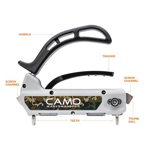 Camo Marksman Pro Herramienta para Instalar Suelos de Madera sin Tornillos Visibles ni Grietas 7