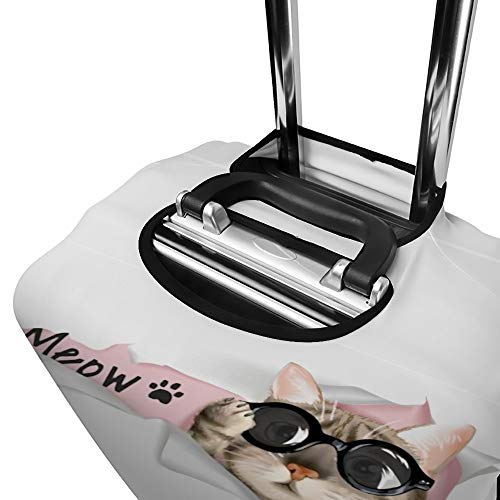 Housse de voyage valise chat Chegong en polyester lavable