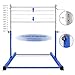DINOFITNESS Gymnastics Bar for Kids,11 Levels Adjustable Height Gymnastics Equipment for Home,Thickened Upright Tube Gymnastic Horizontal Bars,No Wobble Gymnastics bar for Kids Ages 3-16 (Blue)