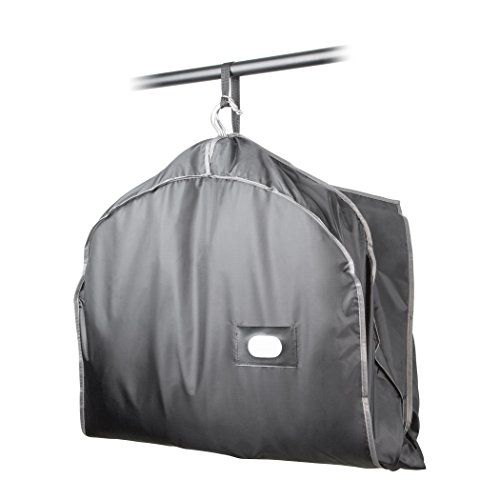 Travel Garment Bag Dress Bag Breathable Suit Cover - Full 5”gusset -  Identification/Contents Card -  Dust Free with Full-Length Side Zipper  54\"H x 24\"W x 5\"D - Thumbnail 4