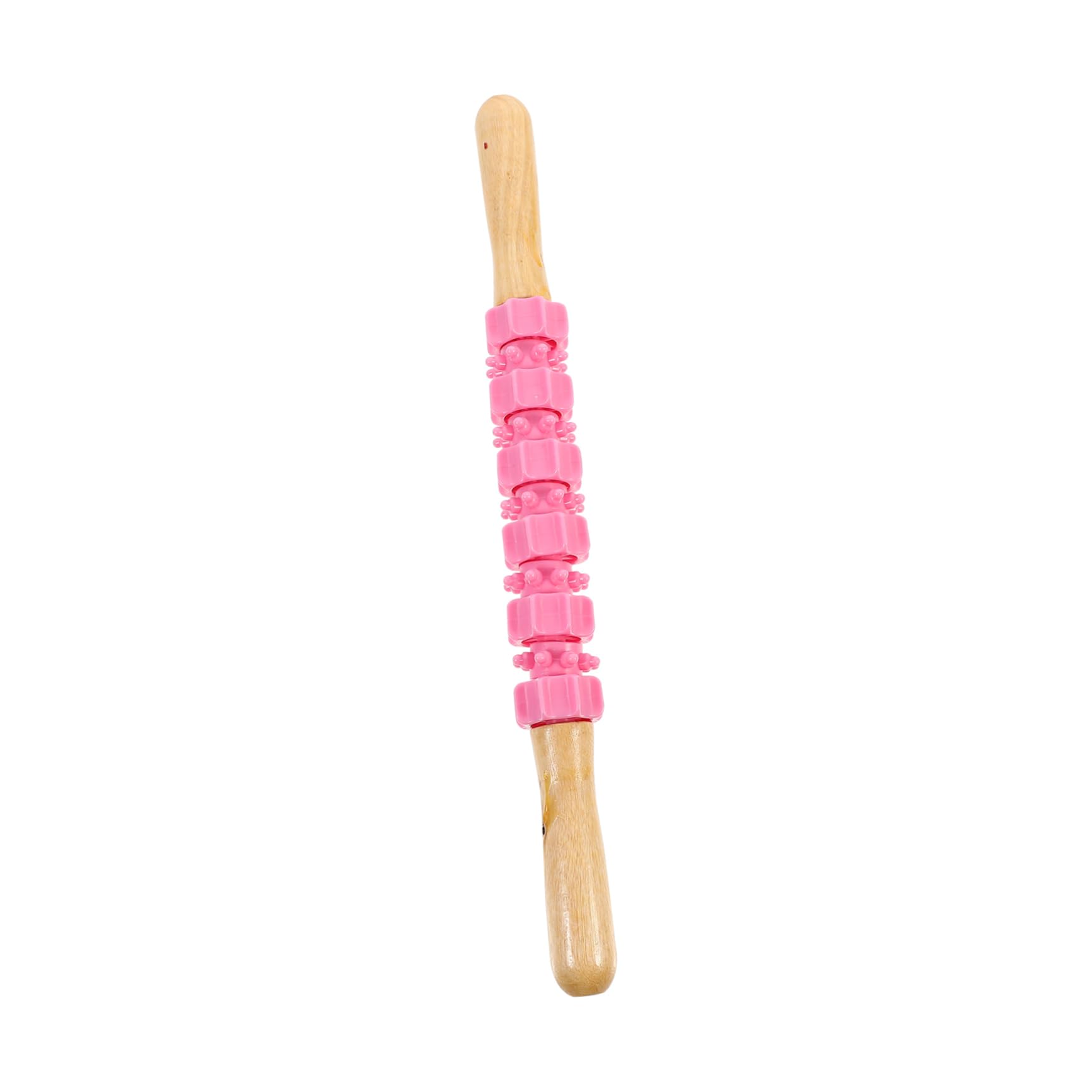 TOVINANNA 1pc Scroll Wheel Roller Handheld Muscle Roller Handheld Muscle Roller Stick Tool Body Stick Stick Fitness PVC Pink