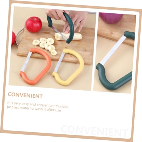 Alipis set 3 piezas cortador ergonómico banana y vegetales miniatura 4