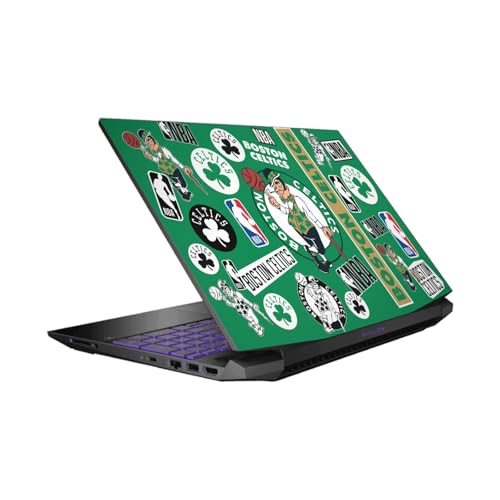Autocollant Boston Celtics HP Pavilion 15.6 15-dk0047TX Skin Vinyle NBA
