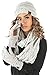 Beanie, Glove, & Scarf Bundle: Confetti Ivory