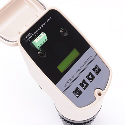 Rhegene New AC220V Ultrasonic Water Level Gauge 420MA Integrated