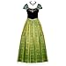 Spooktacular Creations Women Adult Princess Costume, Green Dress Fairy with Necklace for Halloween Costume Role Play-M