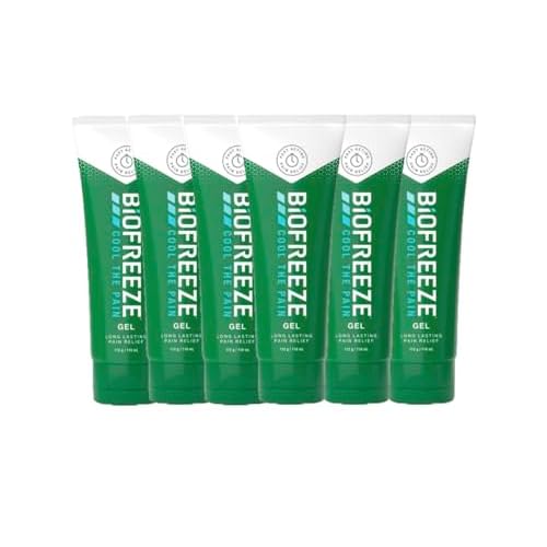 Biofreeze Pain Relieving Gel, 4 Ounce, Pack of 6