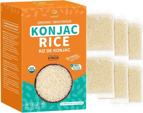 Soeos Organic Dried Konjac Rice
