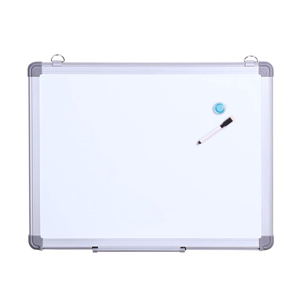 Lavagna - Lavagna Magnetica cancellabile a Secco, Lavagna monofacciale per Uso Domestico, Parete Facile da Pulire per la Scuola dell'ufficio dei Bambini (Bianco 60X90CM)