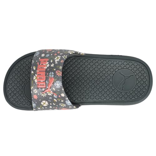 PUMA PUMA - Womens Cool Cat Ditzy Floral Sandals, Size: 8 M US, Color: Balsam Green/Carnation Pink