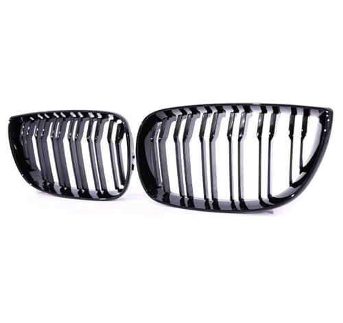 Calandre avant pour BMW E82 E88 E87 E81 grille de radiateur double ligne noir brillant