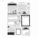 クリアスタンプ いぬ うさぎ メモ ToDo シリコン 判子 手帳や手作りカードに [並行輸入品]