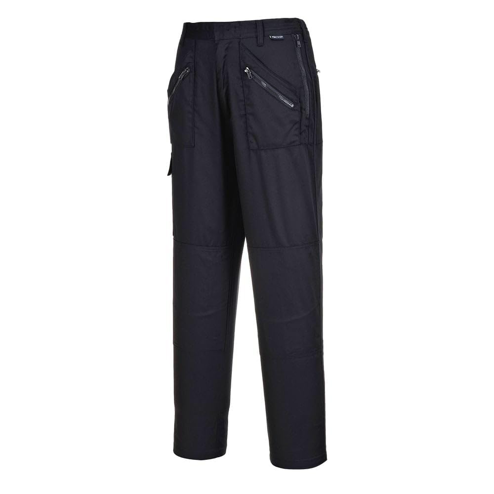 Portwest HOSE ACTION FÜR DAMEN, Größe: XS, Farbe: Schwarz, S687BKRXS