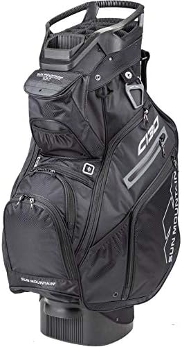 Sun Mountain 2020 C-130 Golf Cart Bag Black/Black