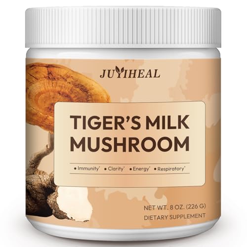Tiger Milk Mushroom 2000MG, 8oz Mushroom Supplement Supports Lungs & Respiratory Health | Hair Growth & Immune Support | Gut & Digestive Health | Boosts Memory, Focus, Brain Health