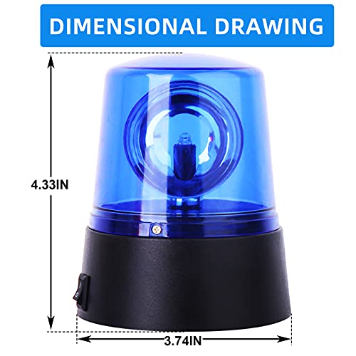 Image of 1 Pc Blue 360 Degree Rotating Decorative,Disco Bar Party Dancing LED Strobe Light