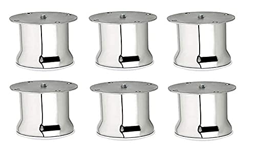 Steel Gold Unique Design Premium Hardware Glossy Finish Stainless Steel Glossy Finish Model Round Sofa Leg 50 MM (Pack of 6, 2 INCH) (B099PJ7GM3) Amazon Price History, Amazon Price Tracker