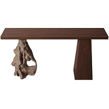Wood Entryway Table, Entryway Modern Console, Industrial Foyer Accent for Entrance Living Room Hallway, Easy Assembly135x30x80cm