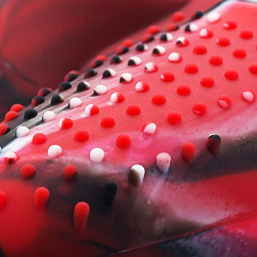Image of PSS Studded Dots Silicone Rubber Gel Customizing Cover for PS4 /slim /Pro Dualshock 4 Controller Soft Silicone Case Cover Gel Skin Protective for PS4 Wireless Controller (Red Como Dot)