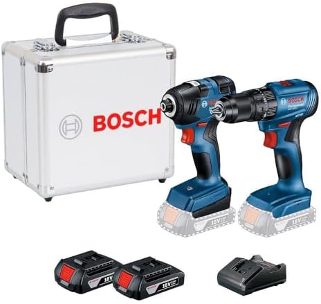 Parafusadeira e Furadeira GSB 185-LI com Chave de Impacto GDR 18V...
