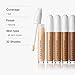 Clinique Even Better All-Over Full Coverage Concealer + Eraser Makeup For Dark Undereye Circles | With Hyaluronic Acid + Caffeine | Hydrating, Brightening + Depuffing, Ivory, 0.2 Fl Oz