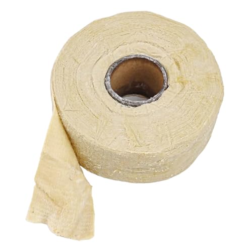 Eawfgtuw Petrolatum - Cinta antienvoltura de 10 m x 50 mm para tuberías marinas, bridas y válvulas, cinta protectora impermeable marrón resistente a vibraciones, ácidos,