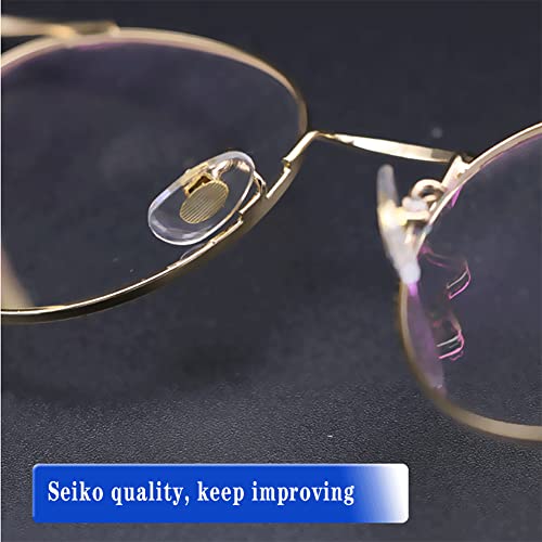 Plaquettes de nez de lunettes à noyau de cuivre amélioré, 4 paires de plaquettes de nez de lunettes en silicone souple à visser transparentes, pour le remplacement de lunettes et de lunettes de soleil - Image 5