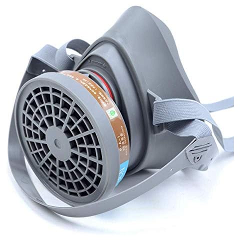 Gas Mask, Respirator Dust Mask Spray Paint Mask Respirator Industrial Chemical Reusable Mask for Painting, Dust, Particulate, Chemicals, Machine Polishing, Welding and Other Work Protection Cover