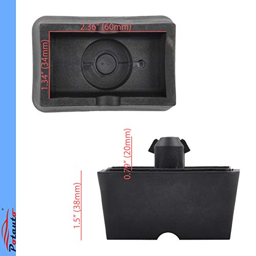 Image of Potauto Upgraded 51717039760 Car Jack Lift Pad Puck Support Compatible with BMW Mini 645Ci 650i 745i 745Li 750i 750Li 760i 760Li Alpina B7 M6 Cooper
