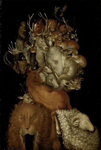 Lienzo mural Terra di Giuseppe Arcimboldo pintura de 60x90cm para decoración