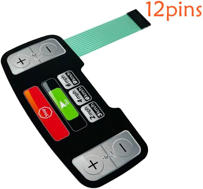 Treadmill Panel Membrane Switch Quick Start Button Compatible for Life Fitness 95TE 95TEA 95T S3