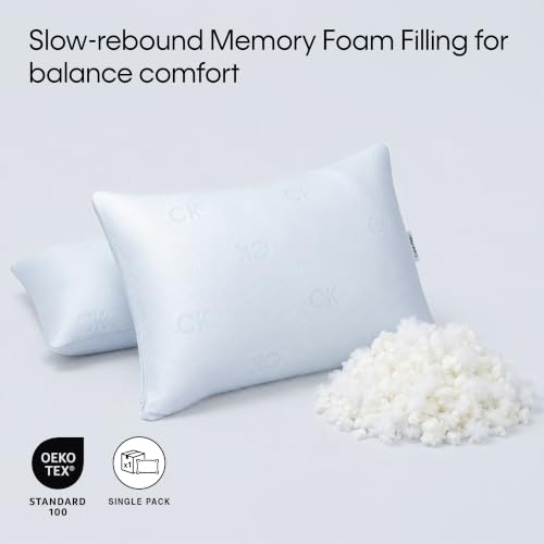 Calvin Klein Adjustable Cooling Shredded Memory Foam Blend Bed Pillow - image 3