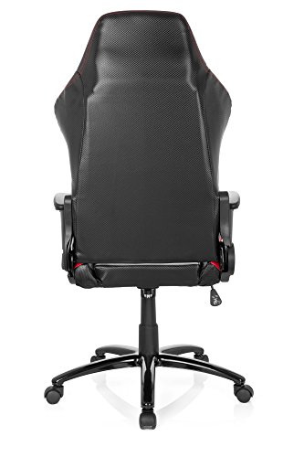 Hjh OFFICE Maranello II Sedia da Gaming, Acciaio