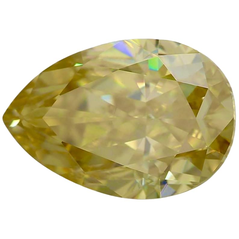 Moissanite poire facettée haute brillance 6x4mm, gemme pour bague de fiançailles