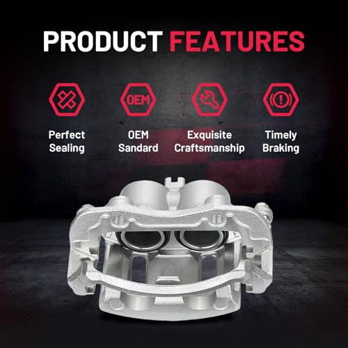 Image of BDFHYK 19-B2727 19-B2726 Rear Disc Brake Caliper Assembly Compatible with Toyota 4Runner 2003-2009 4.0L V6 /4.7L V8, Compatible with Toyota FJ Cruiser 2003-2020 4.0L V6, GAS 2pcs