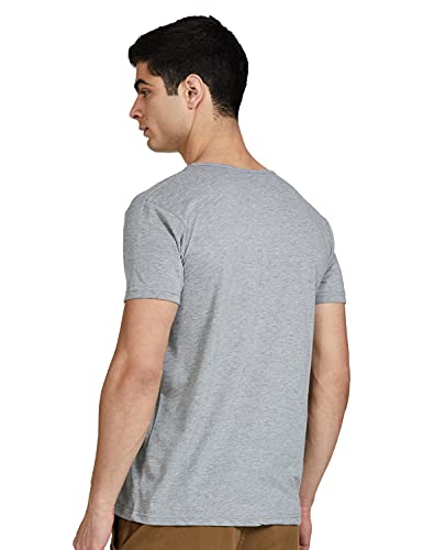Image of JONNEY Men's Cotton Blended Regular Fit V-Neck T-Shirt