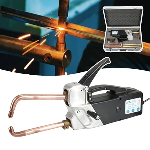 LYDZUSDP Portable Electric Spot Welder with Replaceable Welding Electrode Arms,220V Double Side Spot Welding Machine,2.0 +2.0mm Sheet Metal Repair Tool