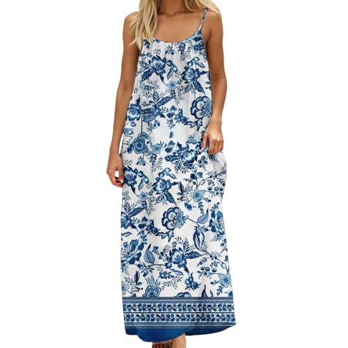 Image of HTHLVMD Backless Cami Dress Summer Dresses for Women 2026 Spaghetti Strap Dresses Womens Solid Color Backless Cami Dress