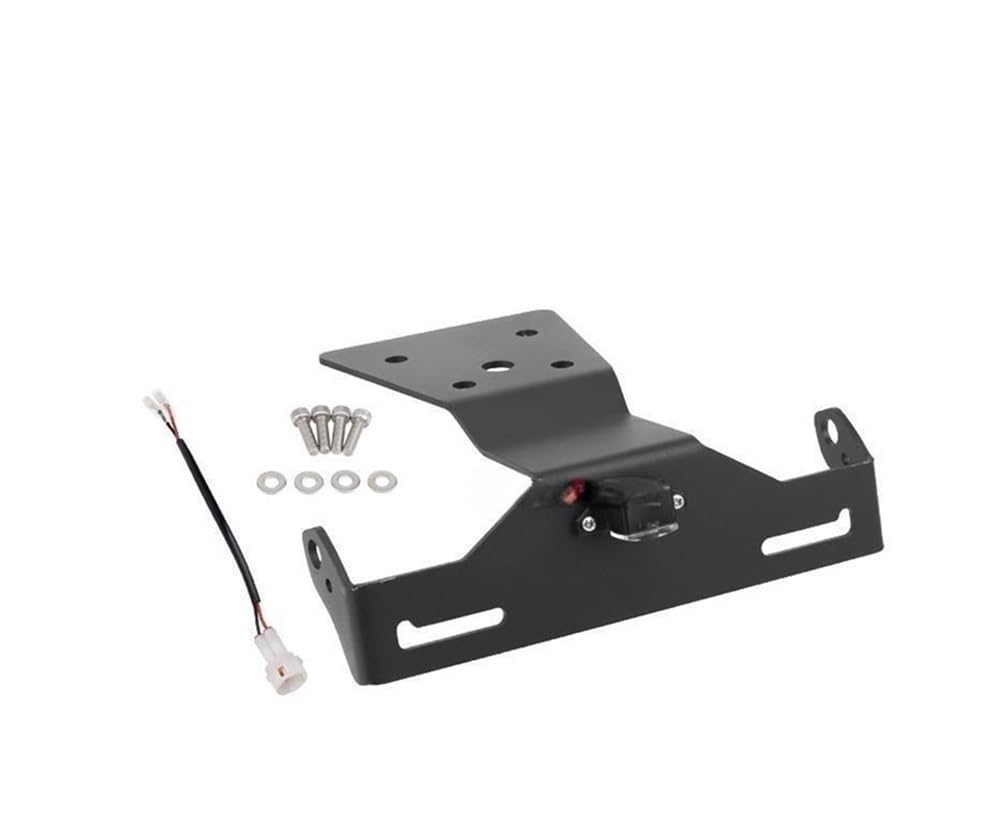 DDGBERFP For VOGE RR660S Motorcycle Short Tail Rear Wing Folding Turn Signal License Plate Holder
