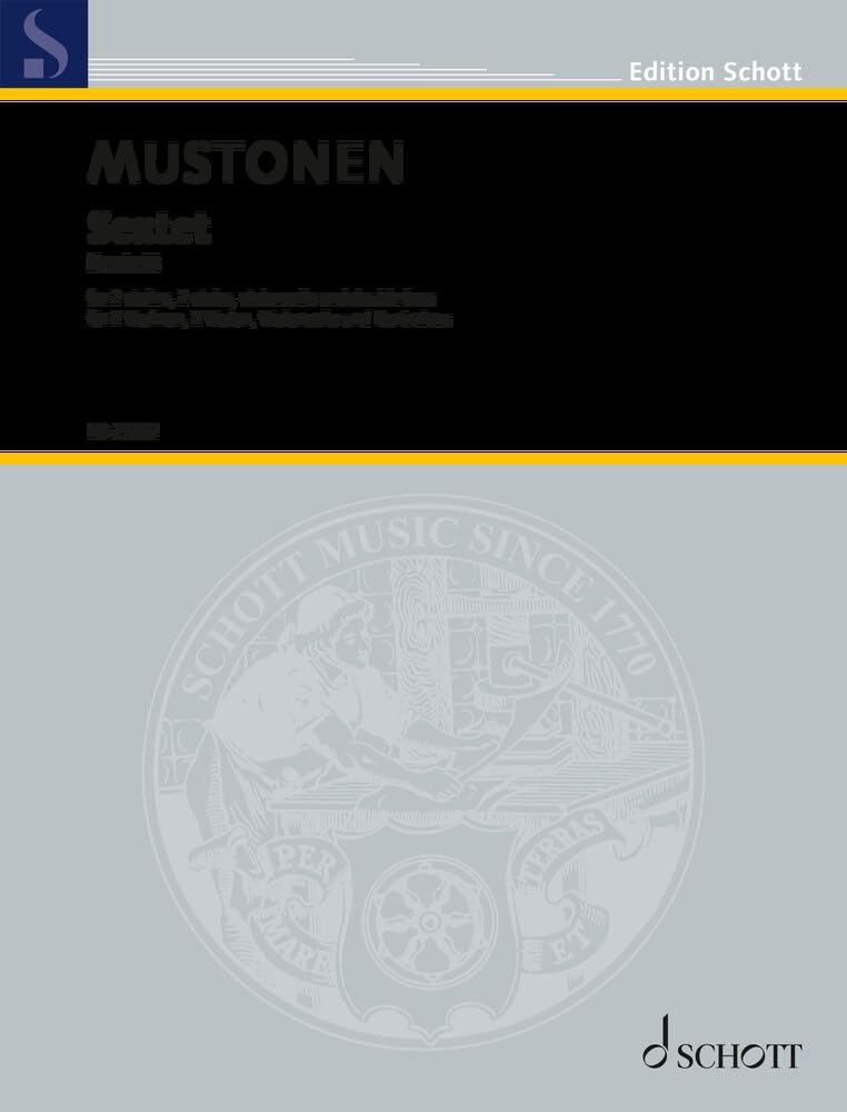 Sextett: für 2 Violinen, 2 Violen, Violoncello und Kontrabass. 2 Violinen, 2 Violen, Violoncello und Kontrabass. Partitur und Stimmen. (Edition Schott)