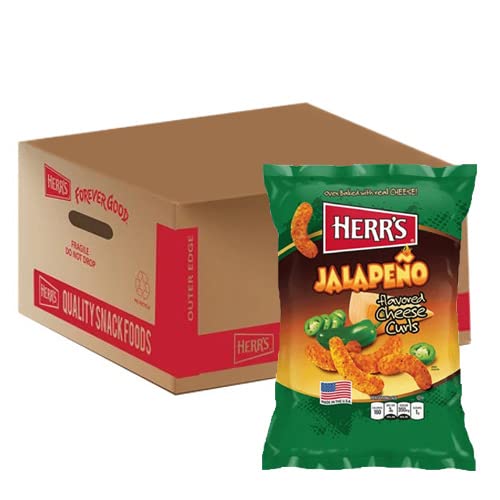 Herr's - Jalapeno Cheese Curls - 12x 199g Cover