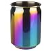 Produktbild APS 93374 Becher COOL, Ø 7,5 cm, Höhe 10,5 cm, 0,35 Liter, Edelstahl, Regenbogen-Look