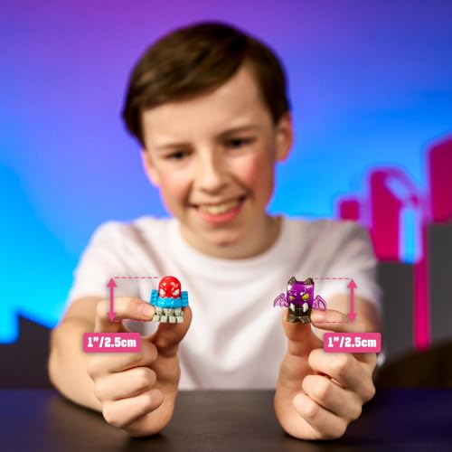 Image of MrBeast Lab Swarms MEGA-TECH Series 14 Pack, Scream Punk | Includes 13 Micro Beasts and 1 MEGA Swarm; snap up to 4 Micro Beasts onto the MEGA frame for action figures
