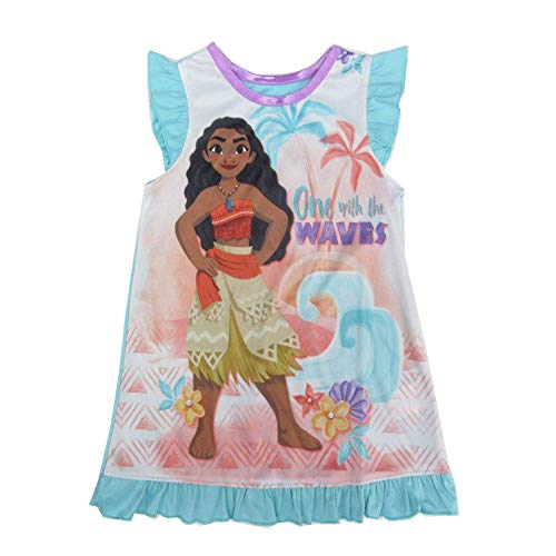 Disney Moana One with the Waves Toddler Girls Nightgown, Size 4T