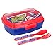 Fiambrera Rectangular Para El Almuerzo Infantil Con Cubiertos | Los Vengadores - Avengers Comic Heroes
